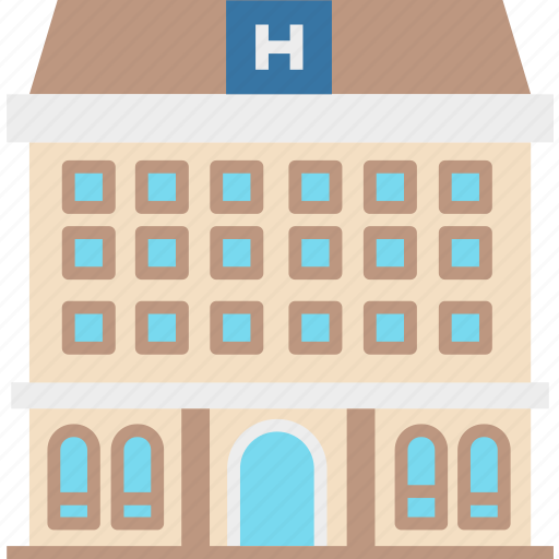 Hotel, resort, hostel, trip, holidays, vacations, construction icon - Download on Iconfinder
