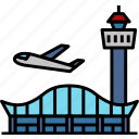 airfield, airport, building, architecture, aeroplane, airplane, flight, transportation, travel