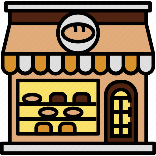 Bakery, bread, shop, store, building icon - Download on Iconfinder
