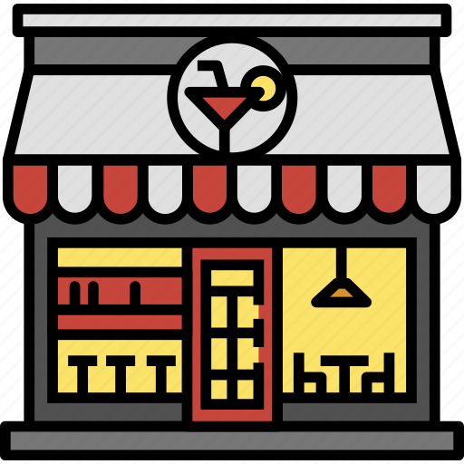 Bar, cafe, shop, building, drink, buildings, store icon - Download on Iconfinder