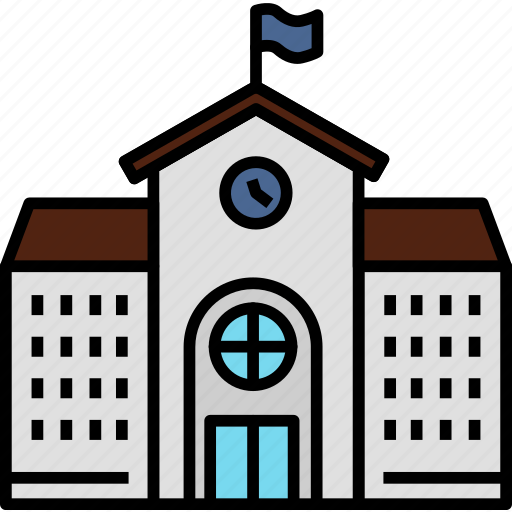 School, university, classroom, college, education, construction, building icon - Download on Iconfinder