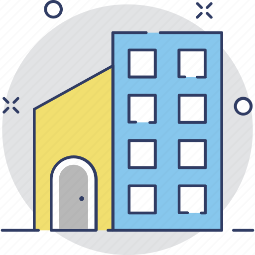 Apartments, building, flats, lodge, real estate icon - Download on Iconfinder