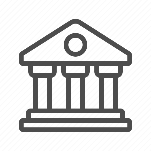 Building, bank, temple, museum, courthouse icon - Download on Iconfinder