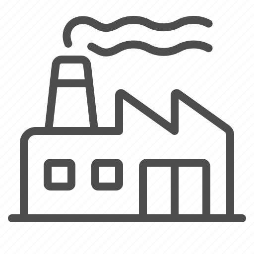 Building, factory, power plant, industry, pollution icon - Download on Iconfinder