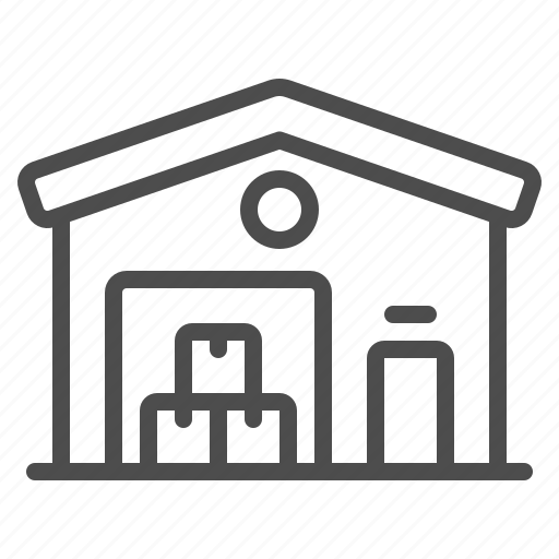 Building, warehouse, garage, storage unit icon - Download on Iconfinder