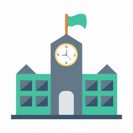 Building, clock, commercial, estate, industry, real, tower icon - Download on Iconfinder