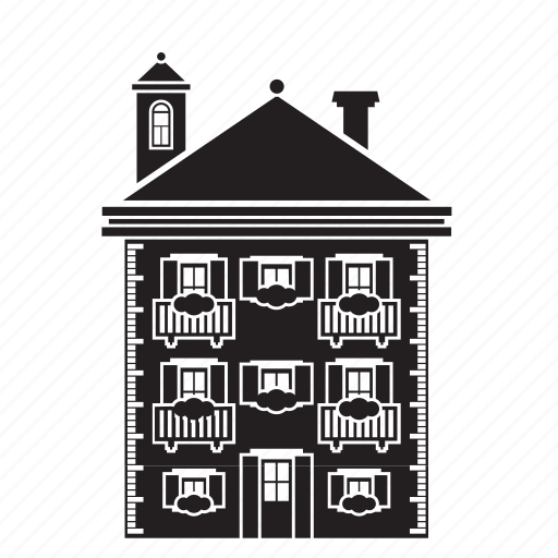 Apartment, building, home, house, old, residential icon - Download on Iconfinder