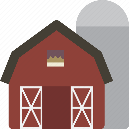 Barn, building, farm, silo icon - Download on Iconfinder