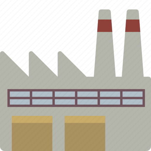 Building, factory, industrial, industry icon - Download on Iconfinder