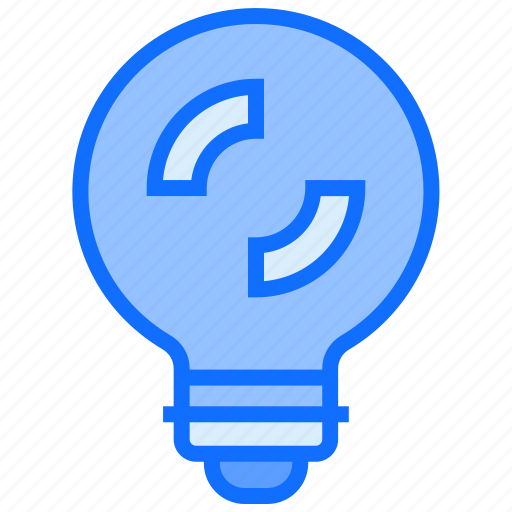 Bulb, light, idea, sync, refresh, loading icon - Download on Iconfinder
