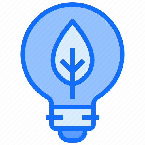 Bulb, light, idea, leave, ecology, nature icon - Download on Iconfinder