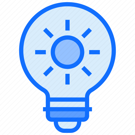 Bulb, light, idea, sun, brightness, hot icon - Download on Iconfinder