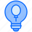 bulb, light, idea, balloon, fly 