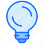bulb, light, idea, sync, refresh 