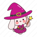 bunny, angel, witch, animal, cute, costume