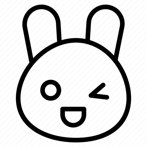 Bunny, rabbit, face, animal, pet, cute, easter icon - Download on Iconfinder
