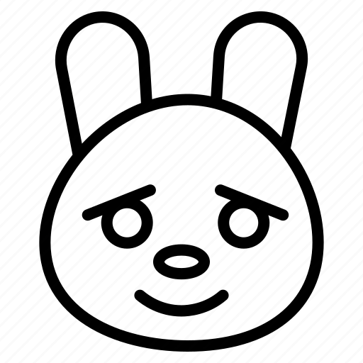 Bunny, rabbit, emoji, face, animal, pet, easter icon - Download on Iconfinder
