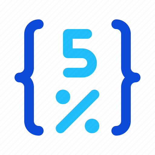 Five, percent, sale, discount icon - Download on Iconfinder