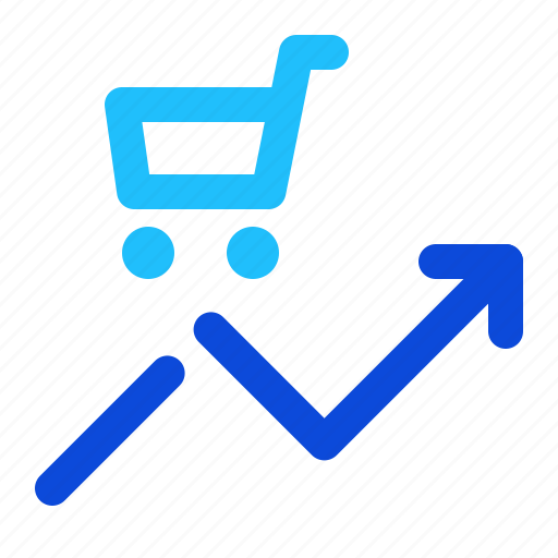 Graph, shopping, sales, report, cart icon - Download on Iconfinder