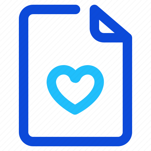 Favourite, file, heart icon - Download on Iconfinder