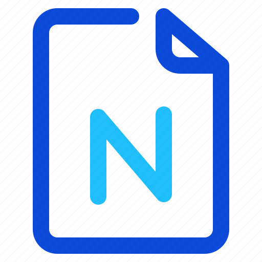 Document, file, onenote icon - Download on Iconfinder