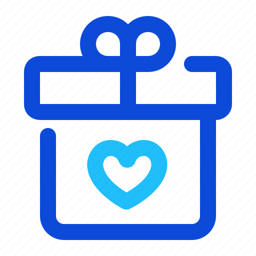 Gift, present, heart, favorite icon - Download on Iconfinder