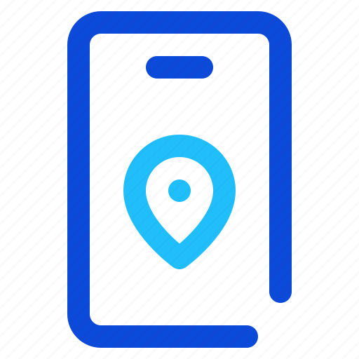 Mobile, location, pin, marker icon - Download on Iconfinder