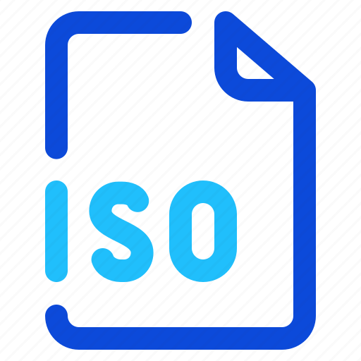 Iso, file, format, extension, document icon - Download on Iconfinder