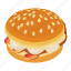 homemadehamburger, isometric, object, sign 