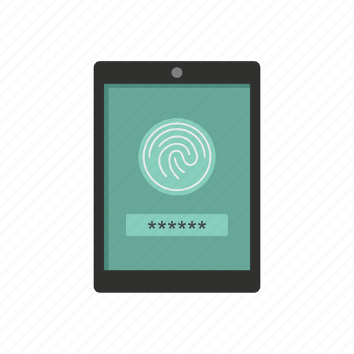 Access, concept, finger, fingerprint, password, screen, security icon - Download on Iconfinder