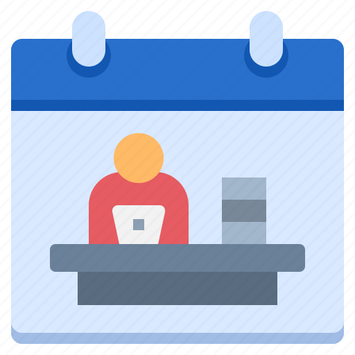 Work, hard, workaholic, routine, calendar, employee, busy icon - Download on Iconfinder