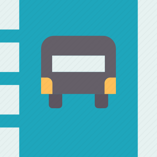 Bus, lane, road, traffic, urban icon - Download on Iconfinder