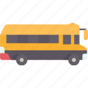 bus, school, elementary, public, transport