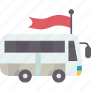 bus, tourist, travel, trip, transportation