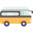 bus, van, transportation, delivery, service