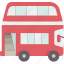 bus, double, decker, passengers, transportation 