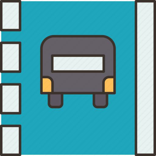Bus, lane, road, traffic, urban icon - Download on Iconfinder