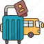 bus, tourism, baggage, travel, transport 