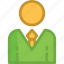 business person, businessman, manager, people character, profile picture 
