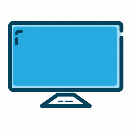 Desktop computer, desktop computer monitor, desktop monitor, computer, desktop, device, monitor icon - Download on Iconfinder