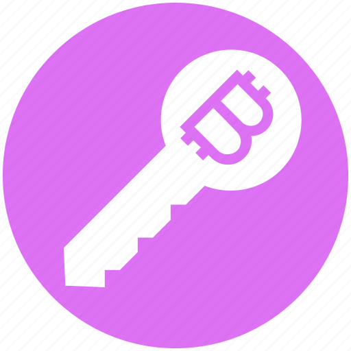 Bitcoin, bitcoin key, blockchain, cryptocurrency, encryption, key, security icon - Download on Iconfinder