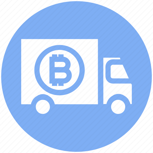Bitcoin, car, delivery service, shipping, transport, truck, vehicle icon - Download on Iconfinder