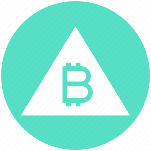 Alert, bitcoin, cryptocurrency, digital currency, finance, money, triangle icon - Download on Iconfinder