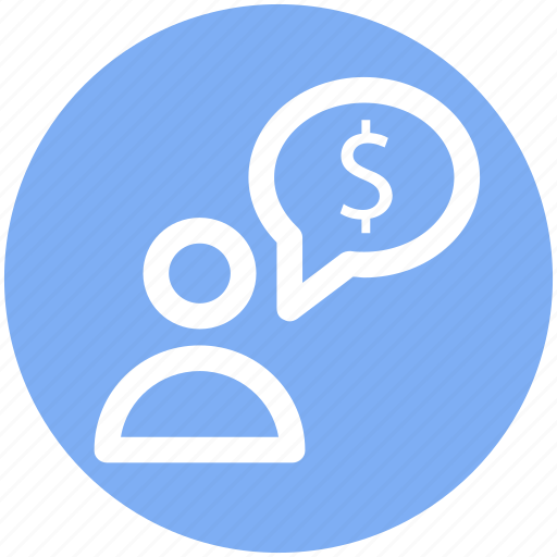 Adviser, banking, dollar, man, message, person icon - Download on Iconfinder