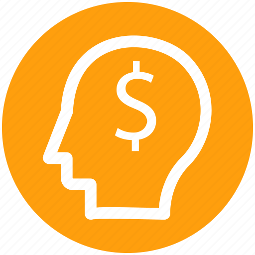 Business, dollar, finance, head, idea, thinking icon - Download on Iconfinder