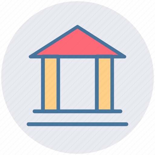 Banking, building, columns, court, finance, finance and business, school icon - Download on Iconfinder