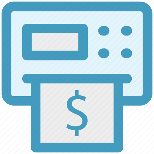 Atm, atm machine, cash, dollar, machine, money, withdrawal icon - Download on Iconfinder