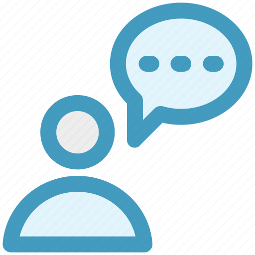 Chat, communication, conversion, man, message, talk icon - Download on Iconfinder