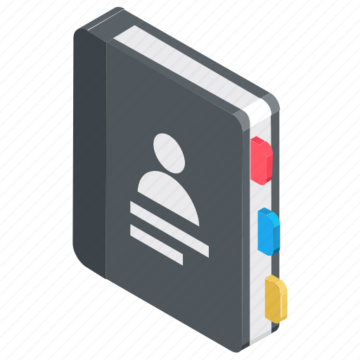 Address book, diary, jotter, notebook, personal diary icon - Download on Iconfinder