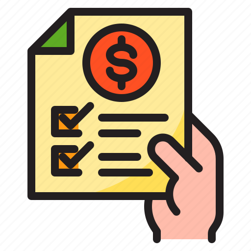 Bill, invoice, money, payment, receipt icon - Download on Iconfinder
